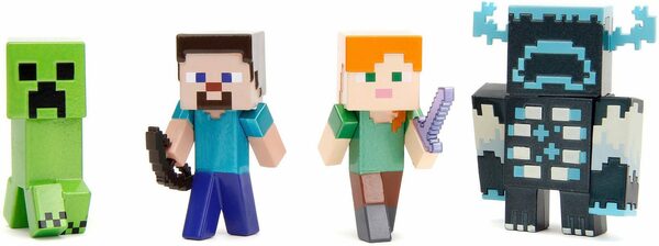 Bild 2 von JADA Spielfigur Minecraft, (Set, 4-tlg)