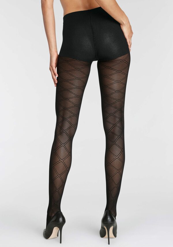Bild 2 von LASCANA Netzstrumpfhose in ansprechendem Rautendesign