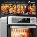 Bild 2 von EUARY Heißluftfritteuse 14L XXL Ohne Öl Air Fryer 1700W Heizluft Fritteuse LED-Touchscreen, Airfryer Einstellbare Zeit/Temperaturregelung für Luftbraten, Braten