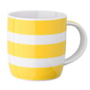 Bild 1 von Tasse mit weißen Streifen GELB / WEISS