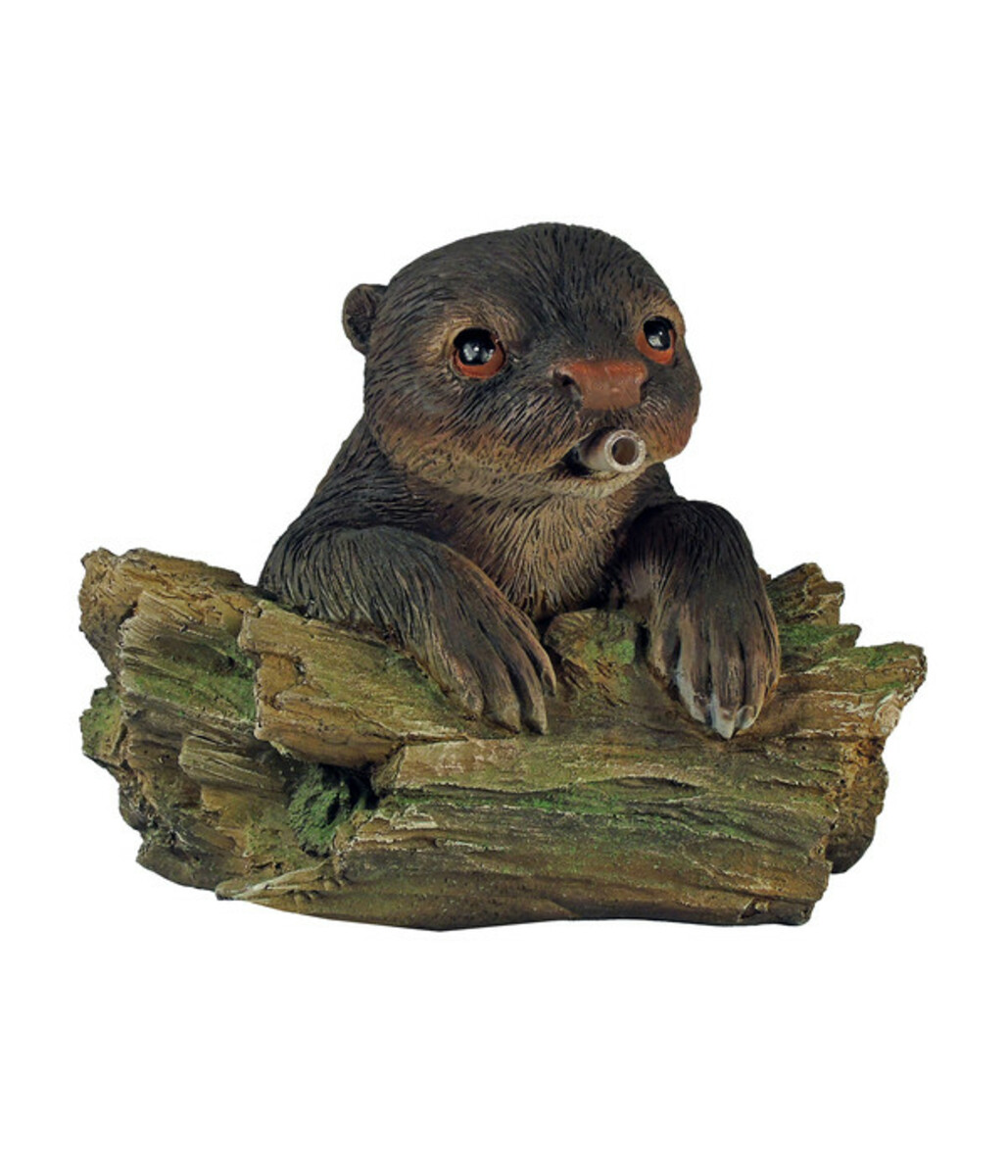 Bild 1 von Ubbink Schwimmender Polyresin-Wasserspeier Otter, ca. B21/H22/T19 cm