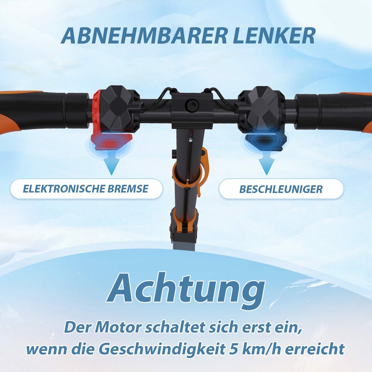 Bild 2 von HITWAY E-Scooter 5.5 Zoll Elektroscooter mit 12km Langstrecken Akku, bis zu 20km/h