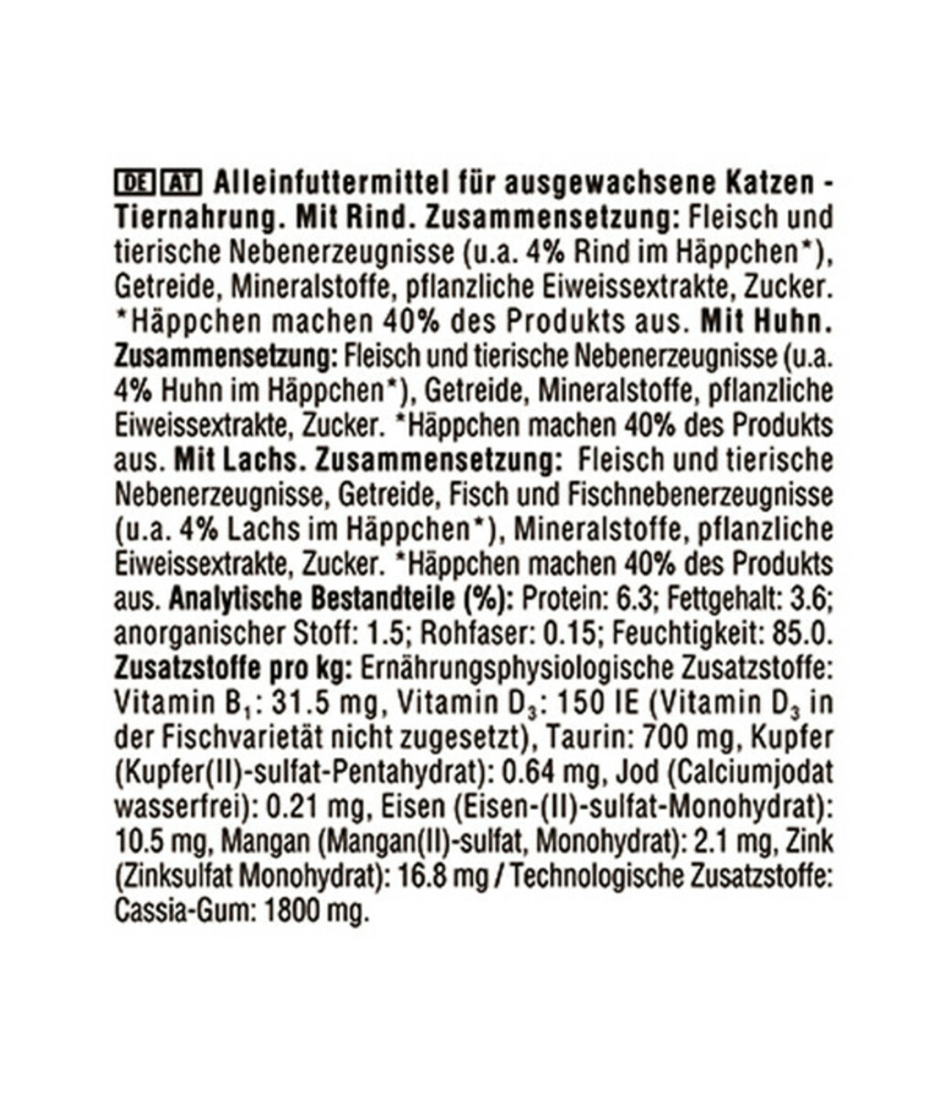 Bild 4 von KITEKAT® Nassfutter für Katzen Multipack Markt-Mix in Gelee, Adult, 12 x 85 g