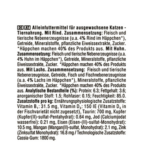 Bild 4 von KITEKAT® Nassfutter für Katzen Multipack Markt-Mix in Gelee, Adult, 12 x 85 g