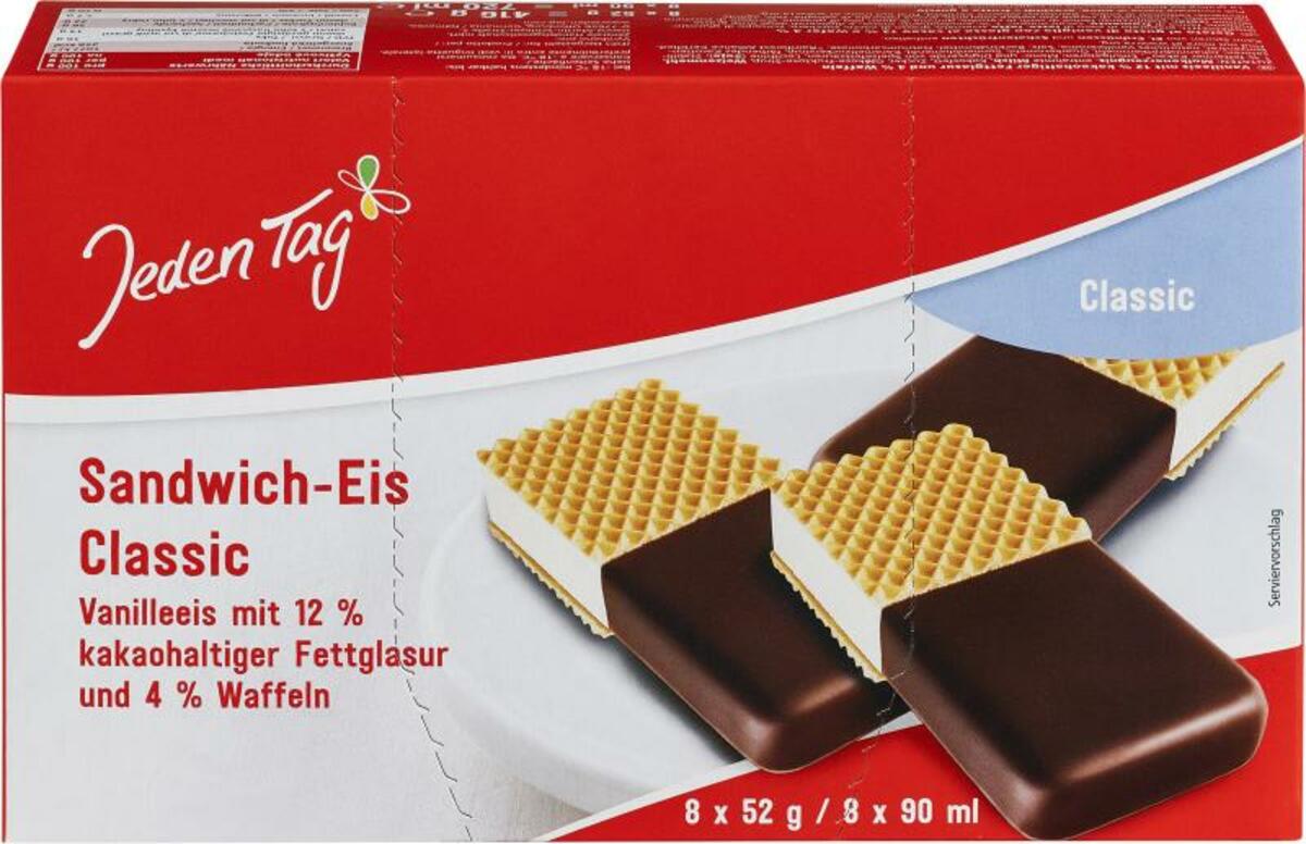 Bild 1 von Jeden Tag Sandwich-Eis Classic