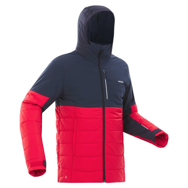 Bild 1 von Skijacke 100 Herren warm mittlere Länge - blau/rot Blau|rot