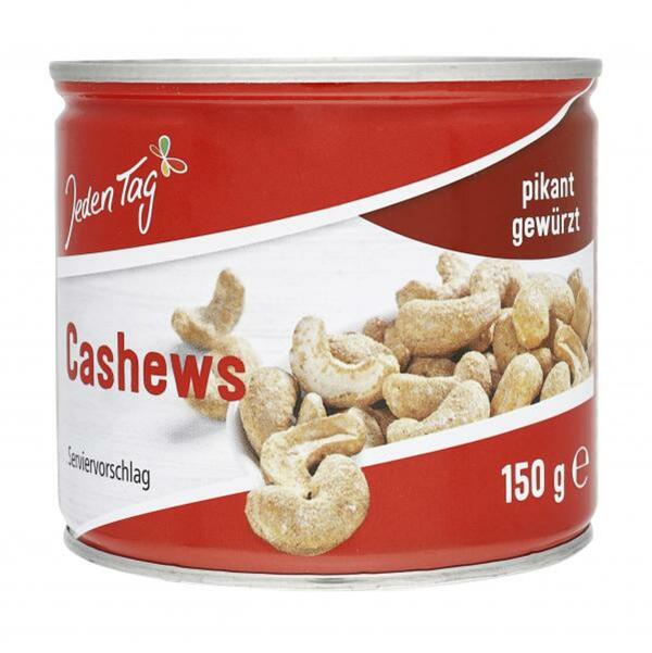 Bild 1 von Jeden Tag Cashews pikant gewürzt