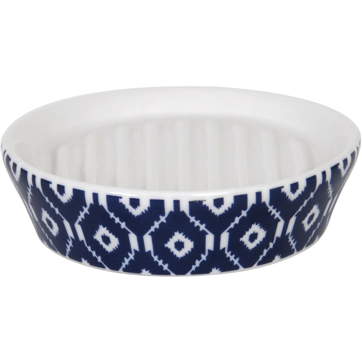 Bild 1 von Seifenschale Ikat Keramik Blau-Weiß