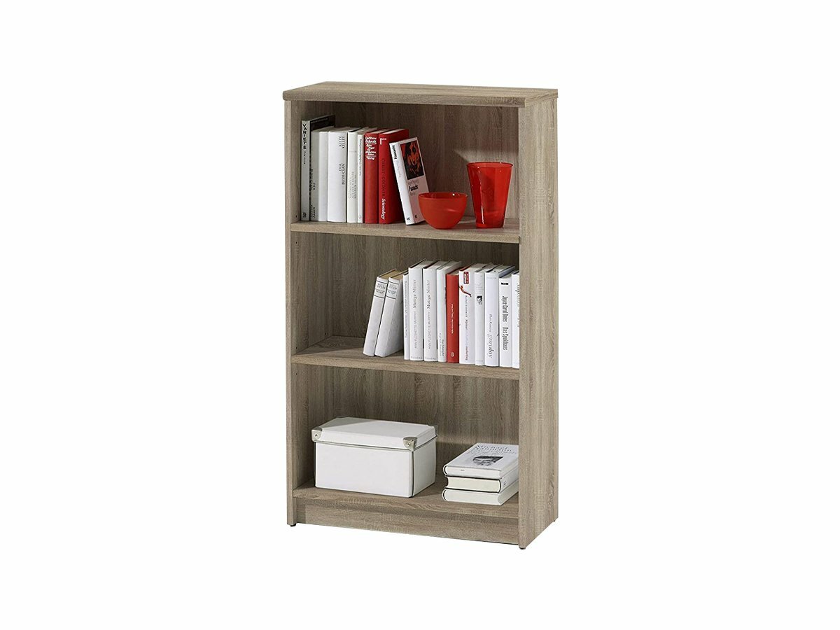Bild 1 von Bücherregal Standregal Sonoma Eiche 60 x 106 cm - 2 Einlegeböden - LILLY