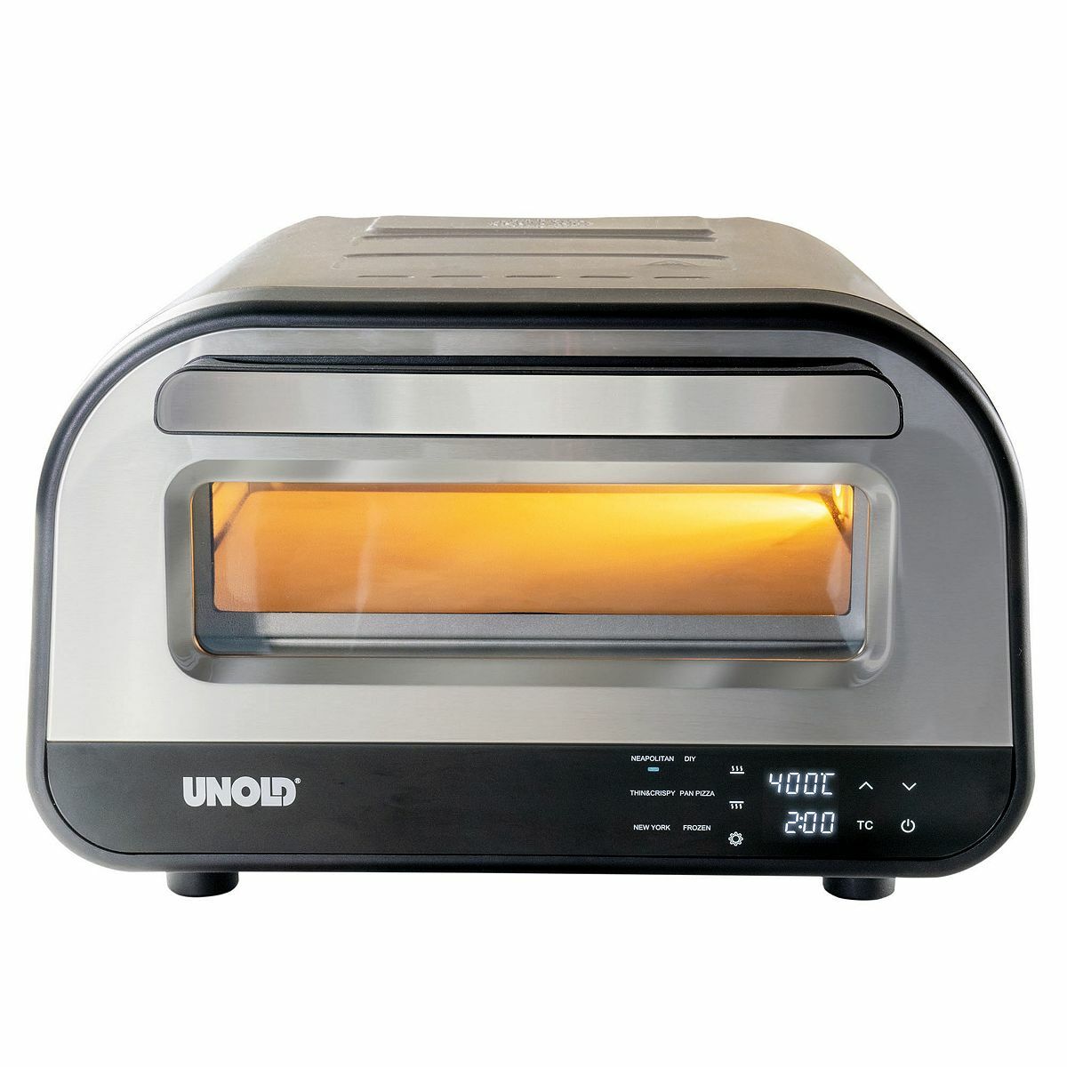 Bild 1 von UNOLD® Pizzaofen LUIGI Automatikprogramme für diverse Pizzen inkl. Pizzastein