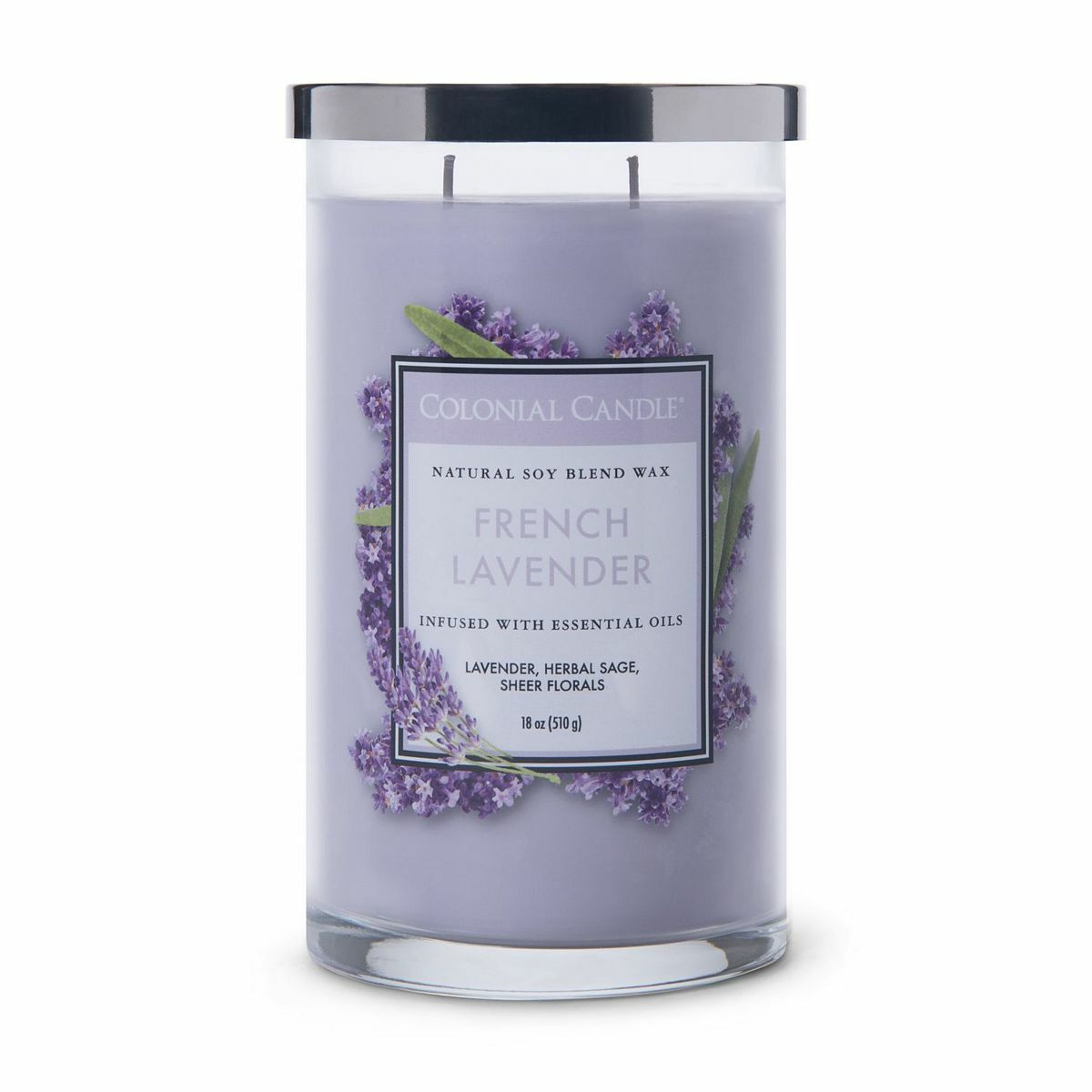 Bild 1 von COLONIAL CANDLE® Klassik-Kollektion Duftkerze French Lavender 538g