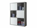 Bild 1 von Bücherregal Betonoptik - weiß hochglanz 120 cm - PRATICO