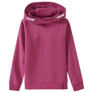 Mädchen Hoodie mit Print BEERE