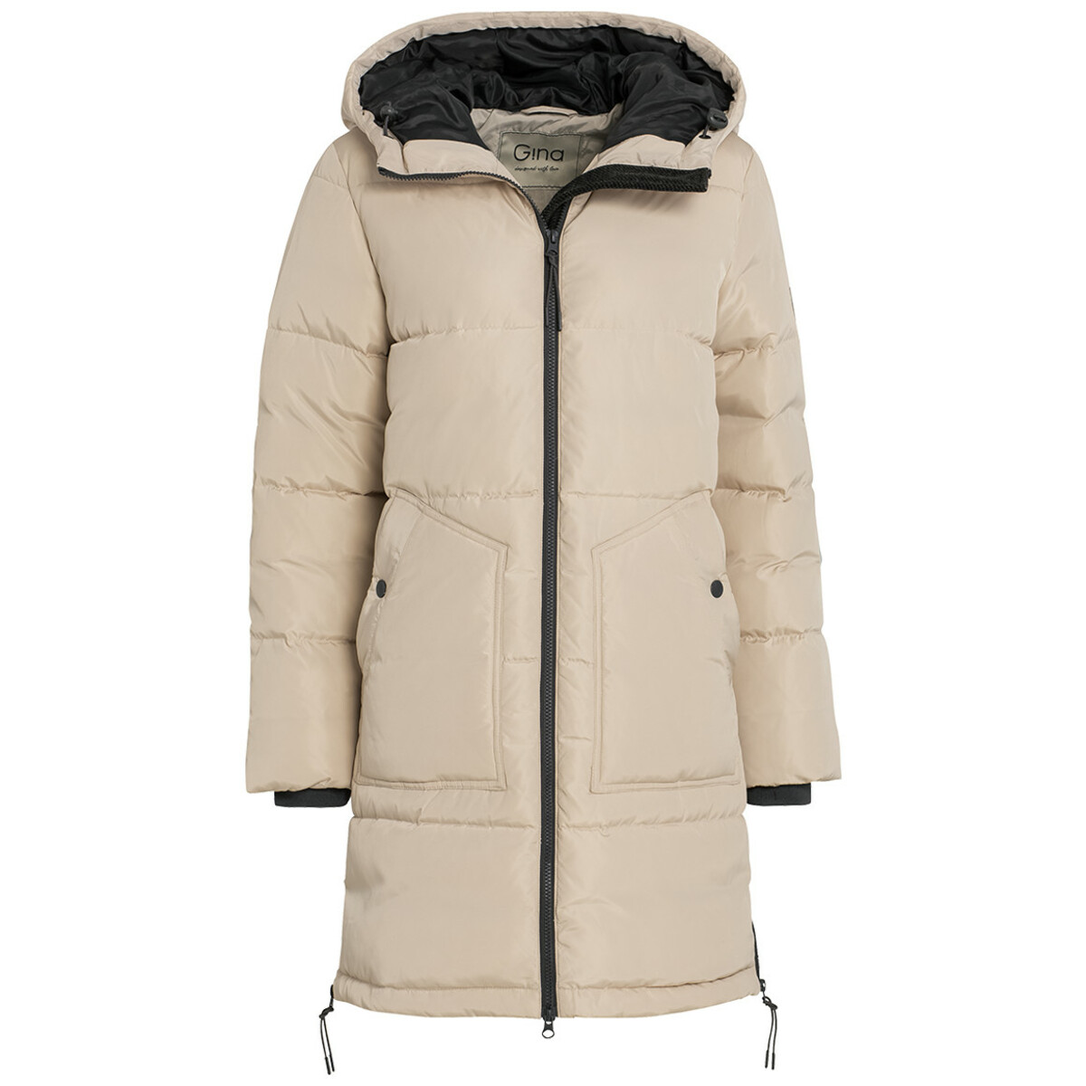 Bild 1 von Damen Steppmantel mit Kapuze BEIGE