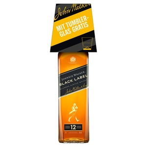 JOHNNIE WALKER BLACK LABEL Blended Scotch Whisky 0,7 l