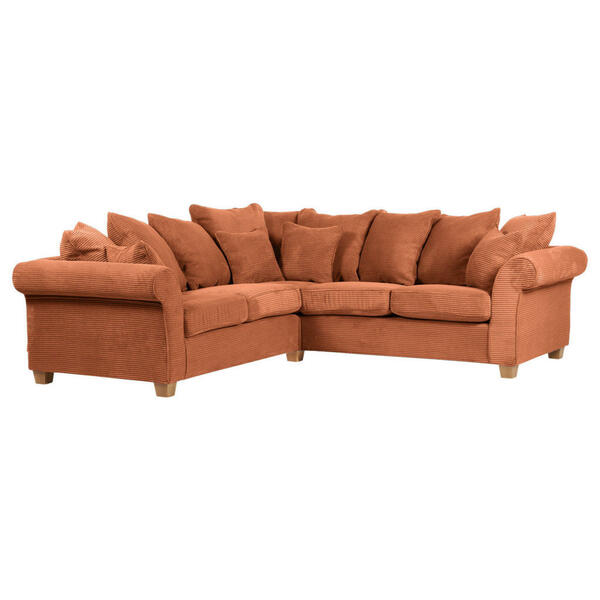 Bild 1 von Landscape Ecksofa, Kupfer, Textil, Eiche, 4-Sitzer, Füllung: Schaumstoff, L-Form, 250x250 cm, Fußauswahl, Stoffauswahl, Rücken echt, Wohnzimmer, Sofas & Couches, Wohnlandschaften, Ecksofas