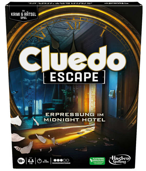 Bild 1 von HASBRO Krimi- und Rätselspiel »Cluedo Escape Midnight Hotel«