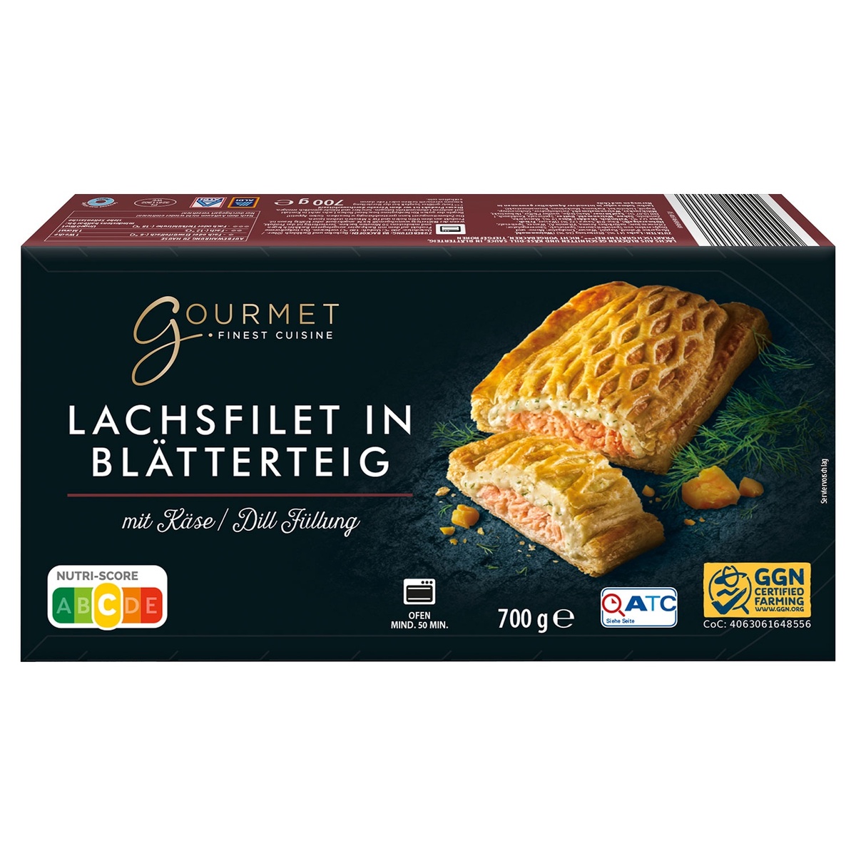 Bild 1 von GOURMET FINEST CUISINE Lachsfilet in Blätterteig 700 g
