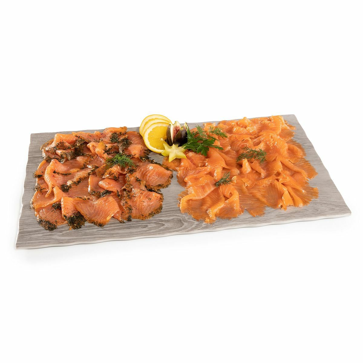 Bild 1 von DIE RÄUCHEREI Räucherlachsfilet kalt geräuchert geschnitten, TK Ware Inhalt 2x 400g