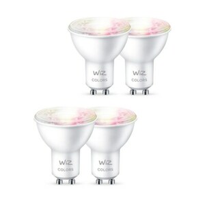WiZ 50W GU10 Spot Tunable White & Color, 4er Pack