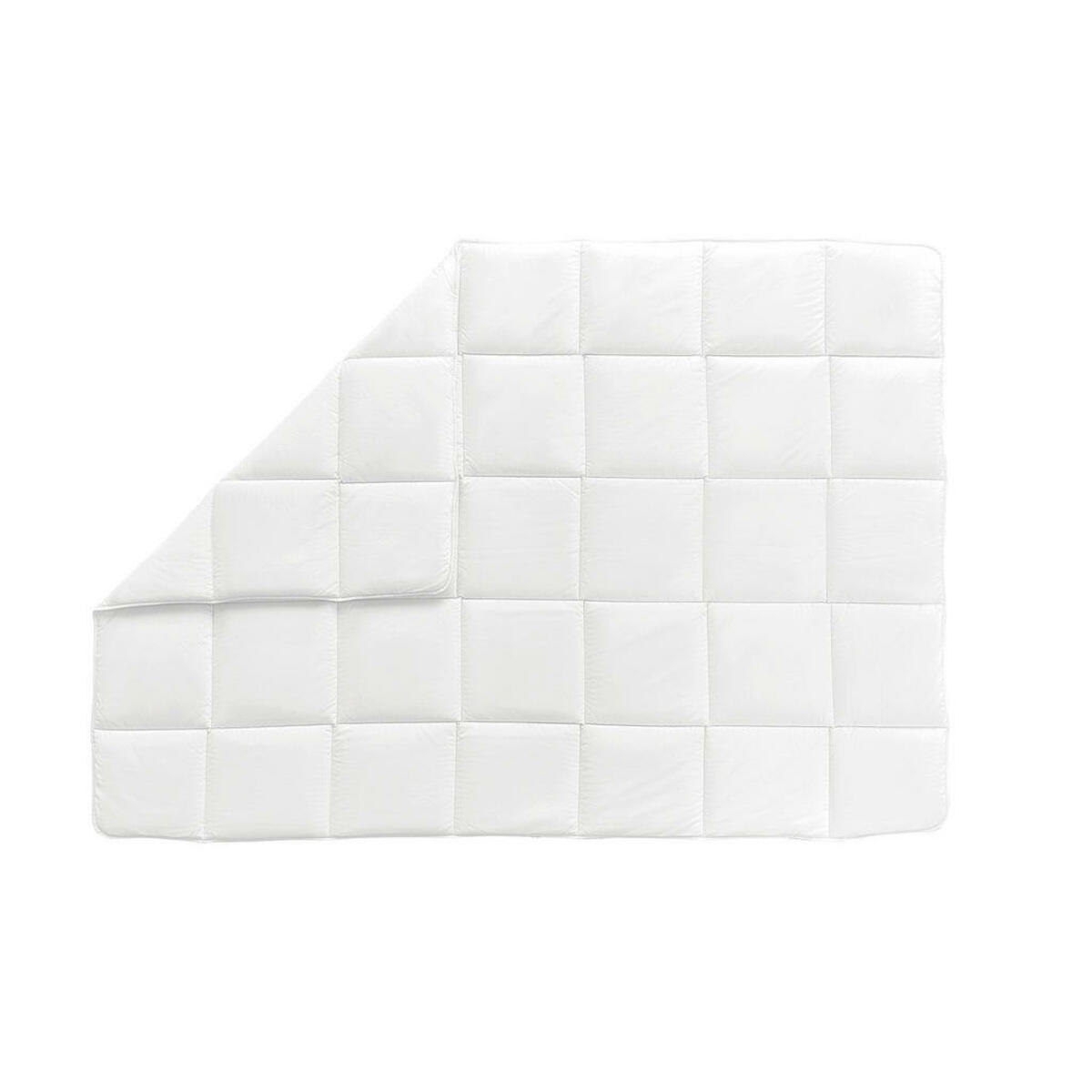 Bild 1 von Yatas Bettdecke, Weiß, Textil, Füllung: Polyester, 155x220x7 cm, Oeko-Tex® Standard 100, Made in Turkey, antibakteriell, weich und anschmiegsam, formstabil, atmungsaktiv, hygienisch,