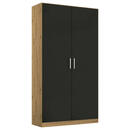 Bild 1 von Rauch Möbel Drehtürenschrank, Eiche Artisan, Holzwerkstoff, 1 Fächer, 91x197x54 cm, Blauer Engel, Made in Germany, Schlafzimmer, Kleiderschränke, Drehtürenschränke