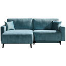 Bild 1 von Novel Eckschlafsofa Hagen, Petrol, Textil, 2-Sitzer, Füllung: Schaumstoff, 226x157 cm, Armteil links, rechts, Wohnzimmer, Sofas & Couches, Wohnlandschaften