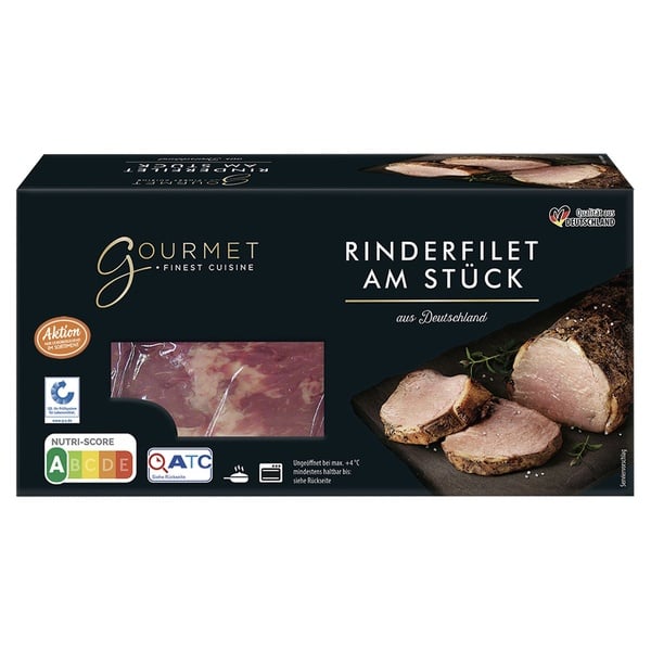 Bild 1 von GOURMET FINEST CUISINE Rinderfilet am Stück 1 kg