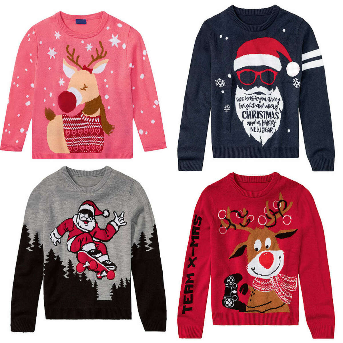 KUNIBOO® KleinkinderWeihnachtspullover mit LEDEffekt von Kaufland ansehen!
