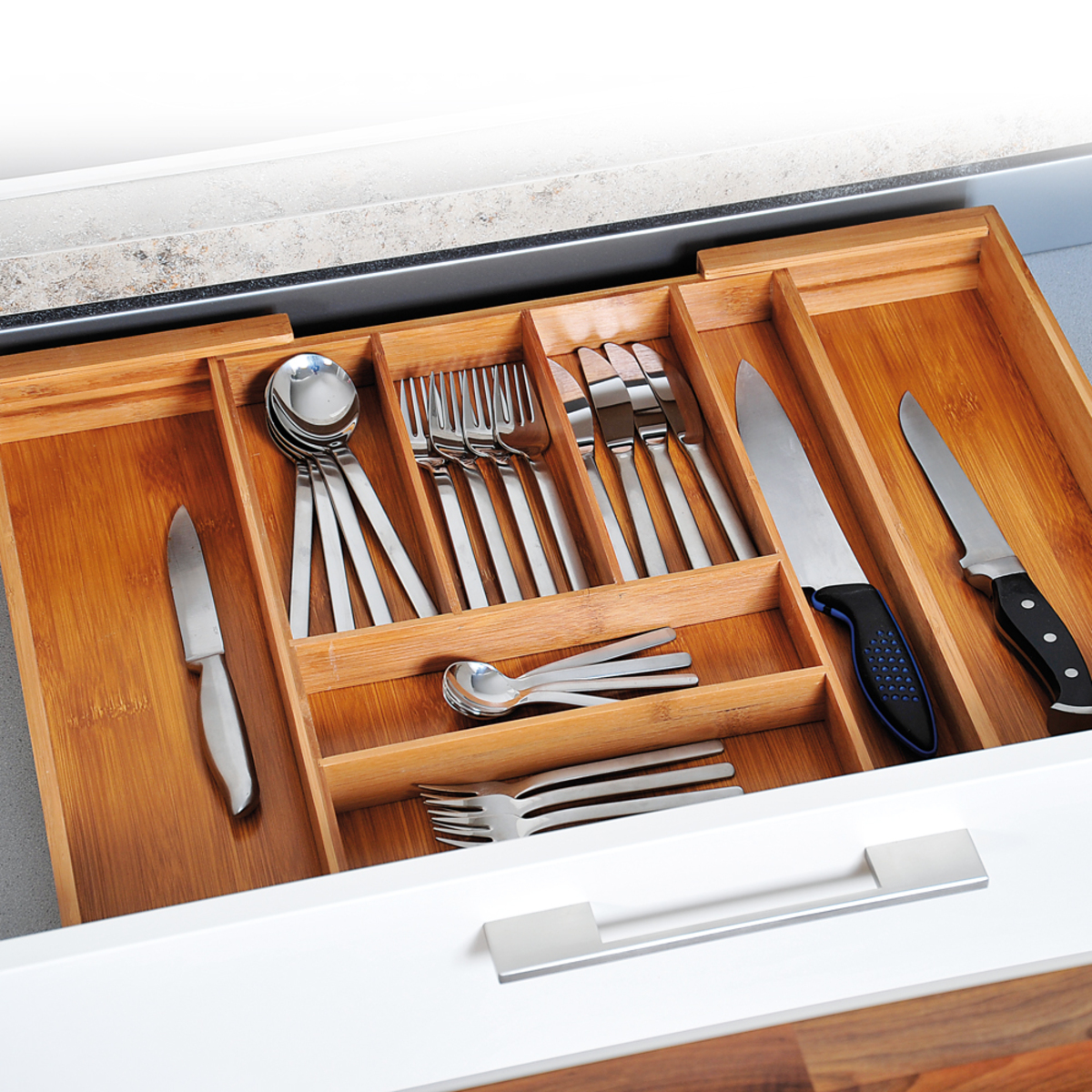Bild 2 von Kesper Variabler Besteckkasten, Bambus
