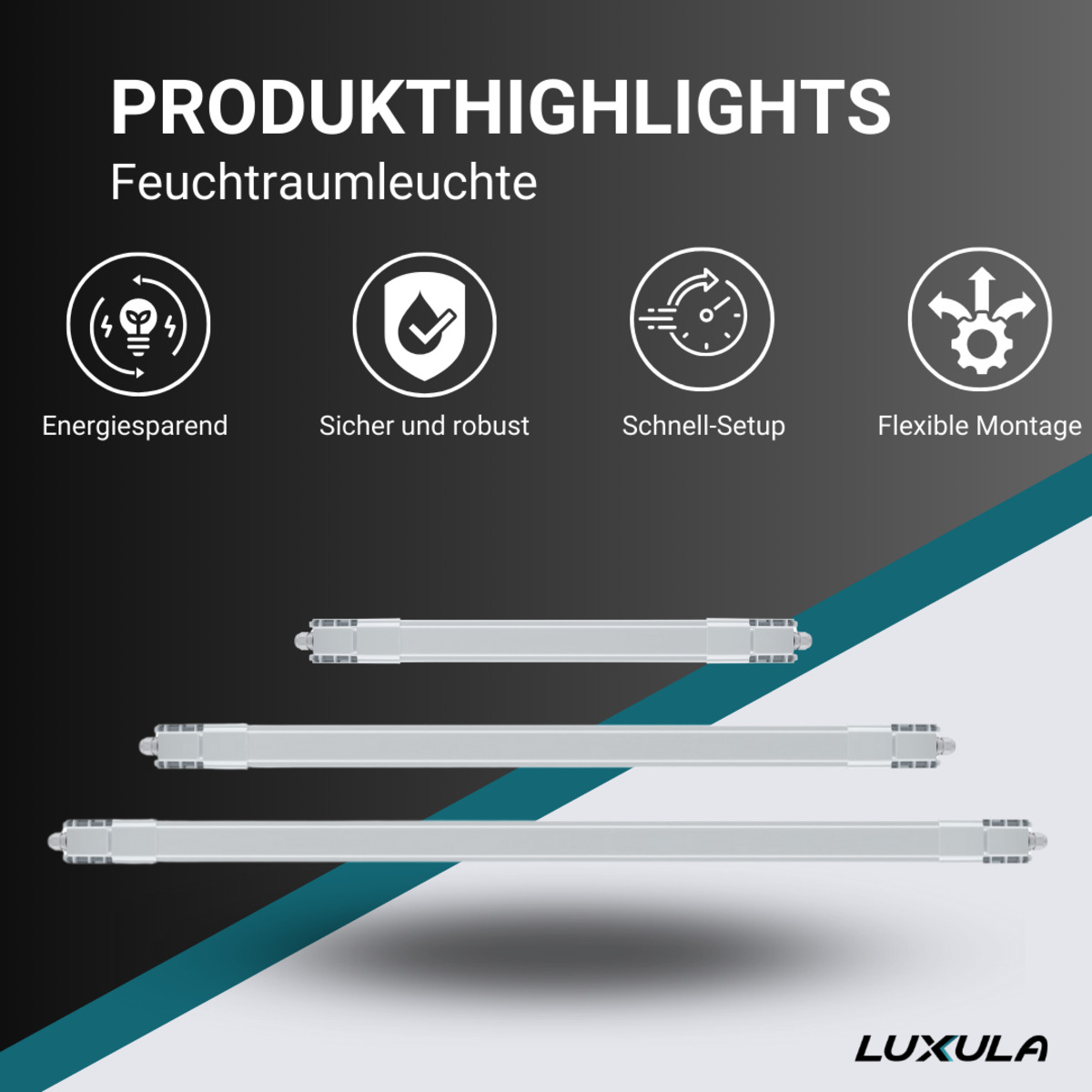Bild 3 von LED Feuchtraumleuchte, 75 cm