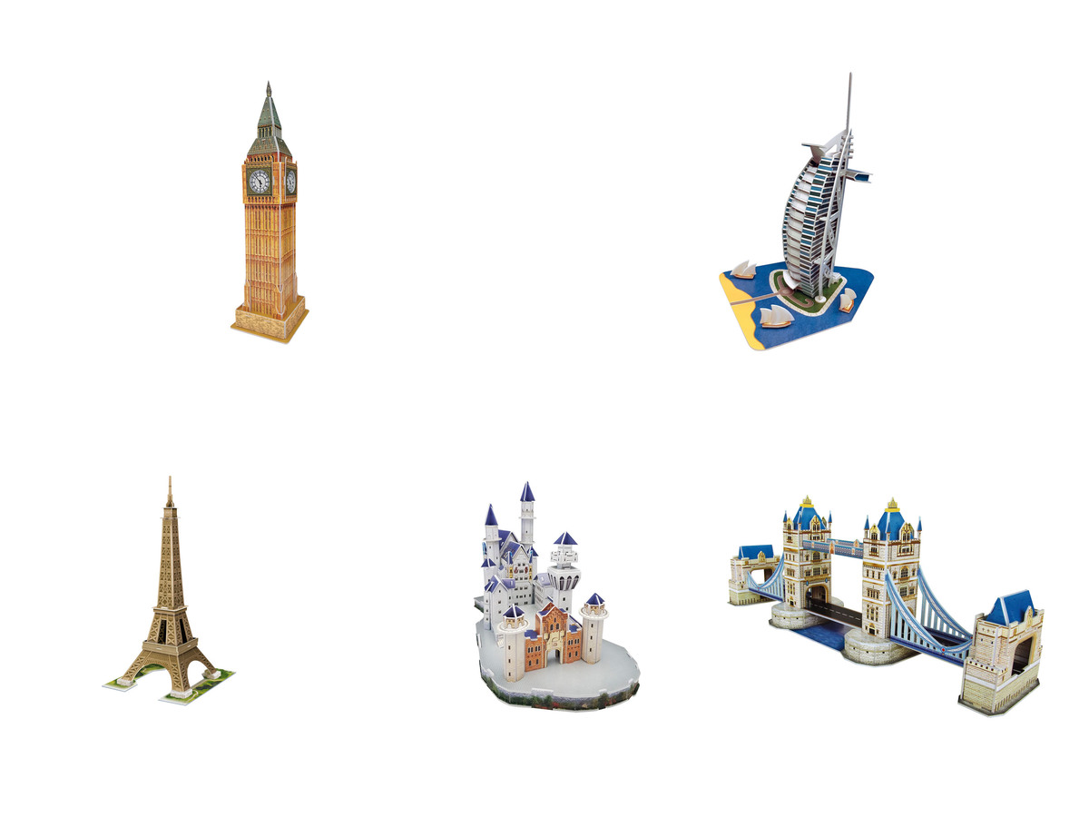 Bild 1 von Playtive 3D-Puzzle, berühmte Bauwerke