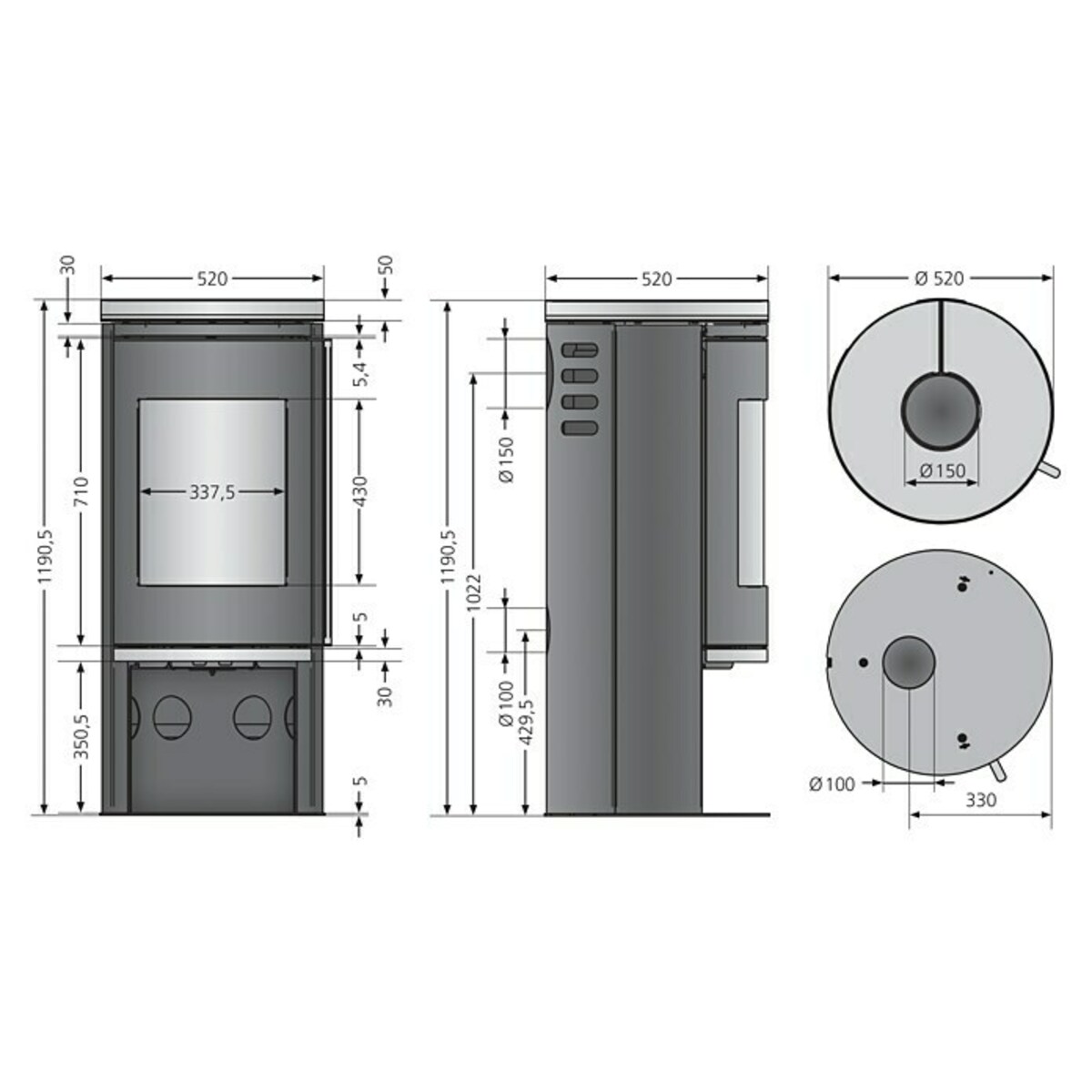 Bild 3 von Justus Kaminofen Faro 2.0