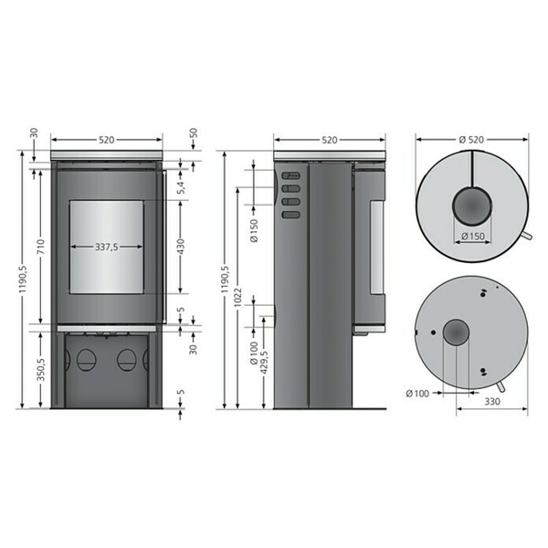 Bild 3 von Justus Kaminofen Faro 2.0