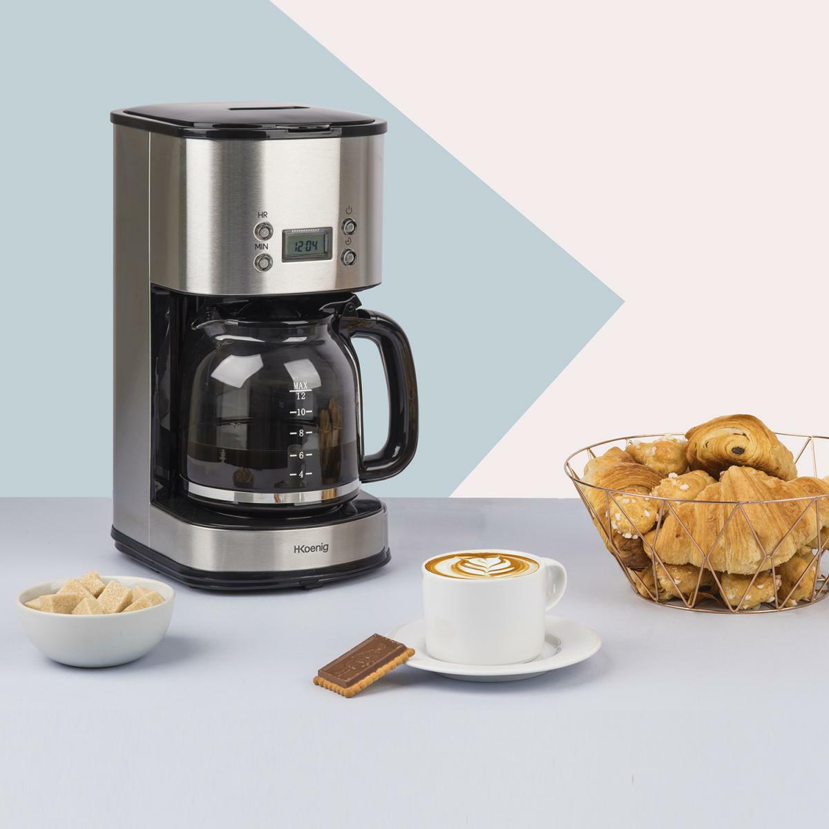 Bild 1 von H.Koenig MG30 Filterkaffeemaschine silber