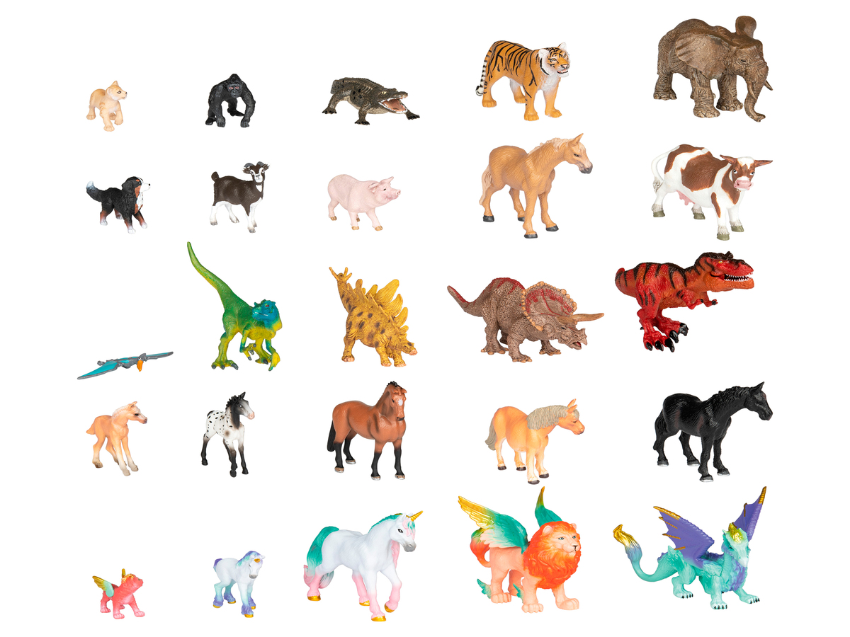 Bild 1 von Playtive Spielfiguren Tiere, 5-teilig