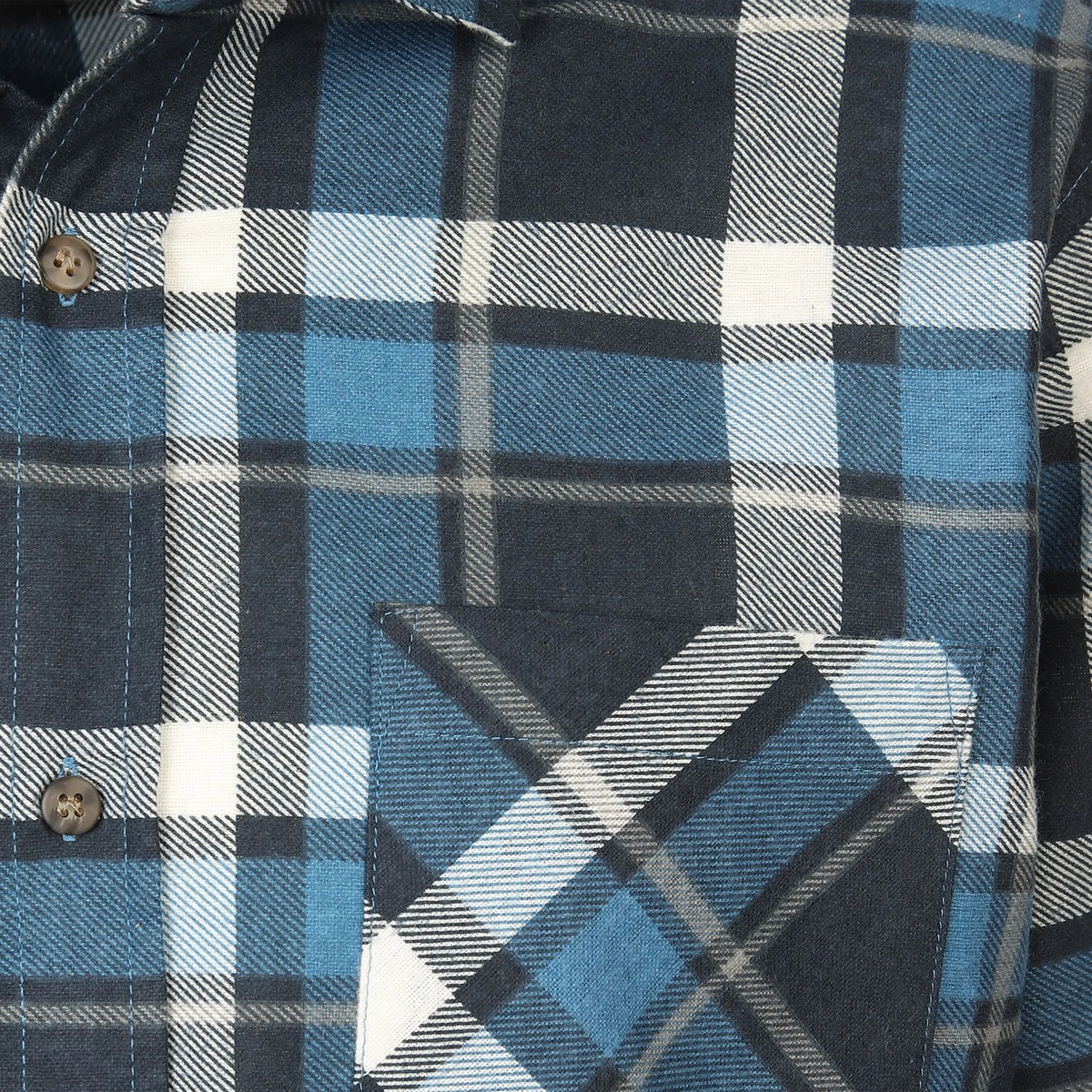 Bild 2 von Herren Flanell-Arbeitshemd
                 
                                                        Blau