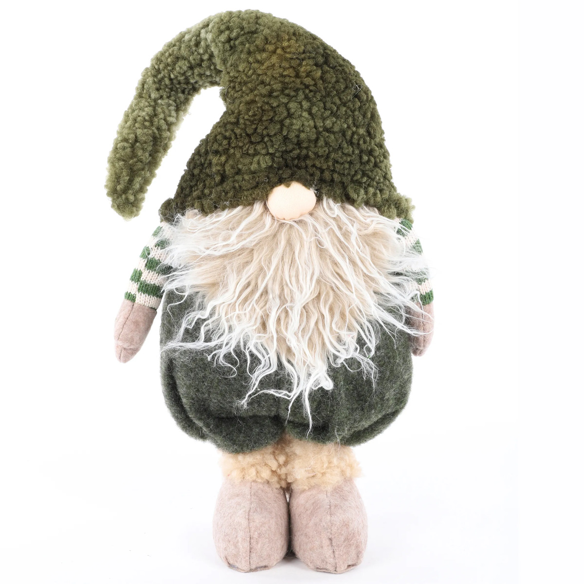 Bild 1 von Wichtel stehend mit leuchtender Nase 20x10x69cm
                 
                                                        Grau