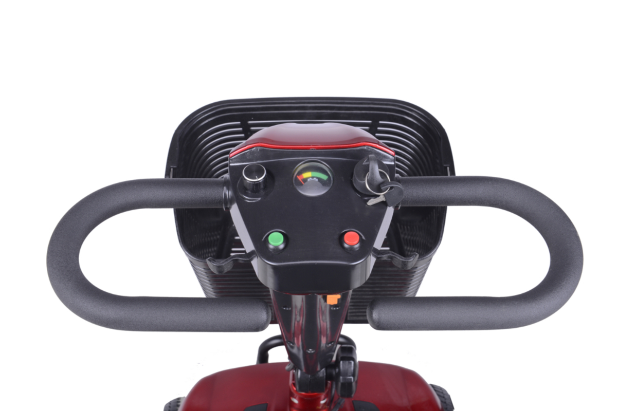 Bild 3 von Econ- Way Seniorenmobil SLSM06 klappbar 4 Rad Schwarz rot 6 km/h