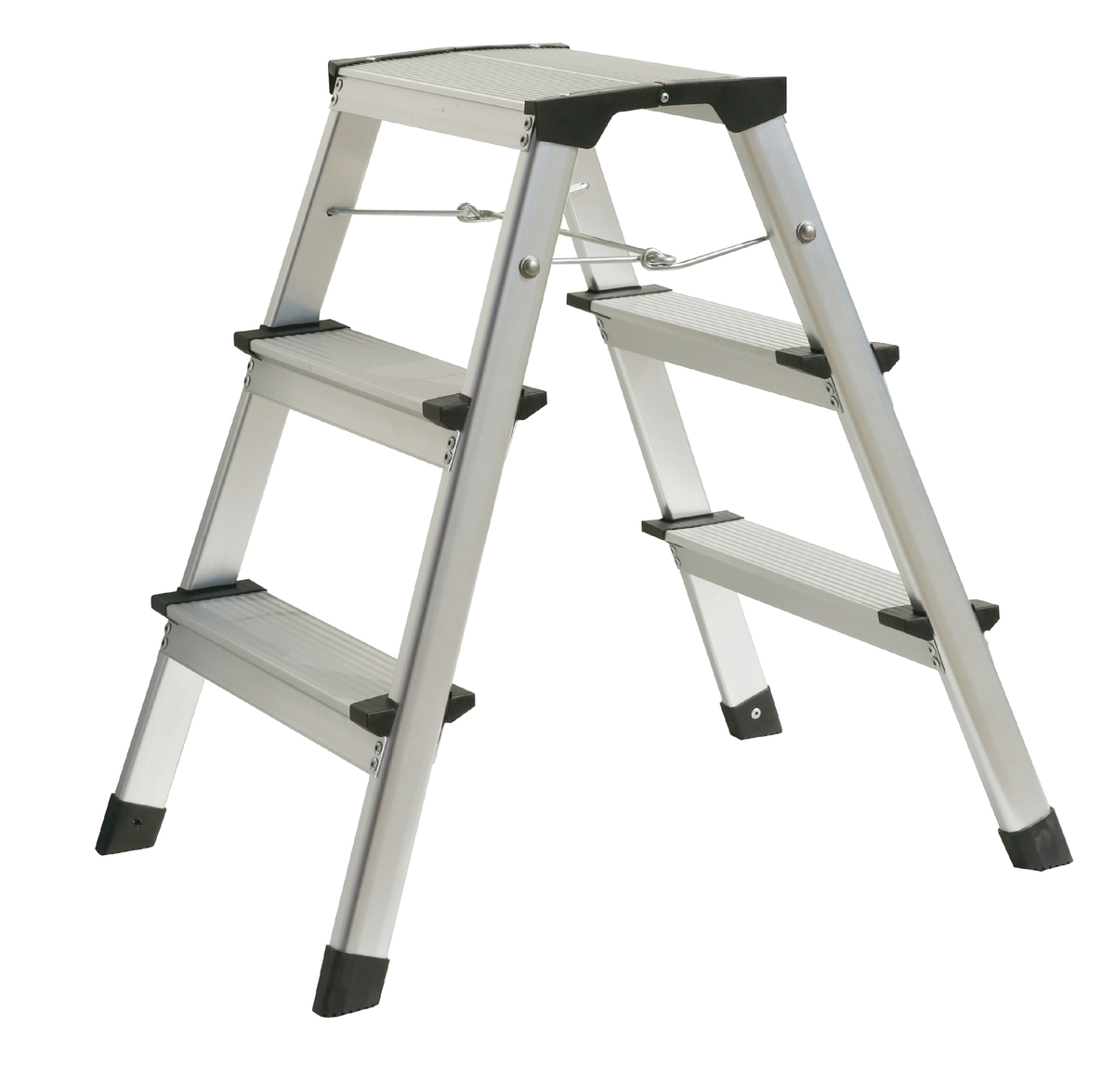 Bild 1 von Tech Craft Aluminium-Trittleiter - 3 Stufen