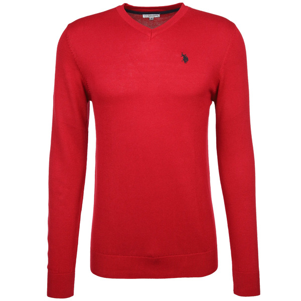 Bild 1 von Herren Feinstrickpullover mit V-Ausschnitt
                 
                                                        Rot