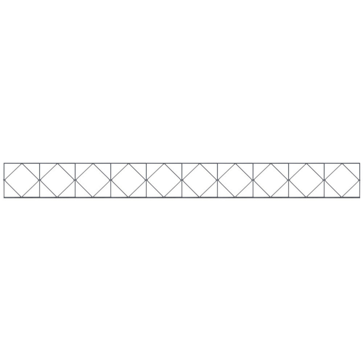 Bild 1 von Gartenzaun-Dekorelement Bergen, 2000 x 200 mm, RAL 7016 anthrazit