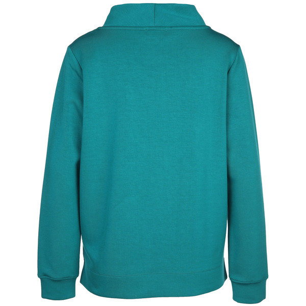 Bild 2 von Damen Sweatshirt mit Stehkrage und Bindeband
                 
                                                        Türkis
