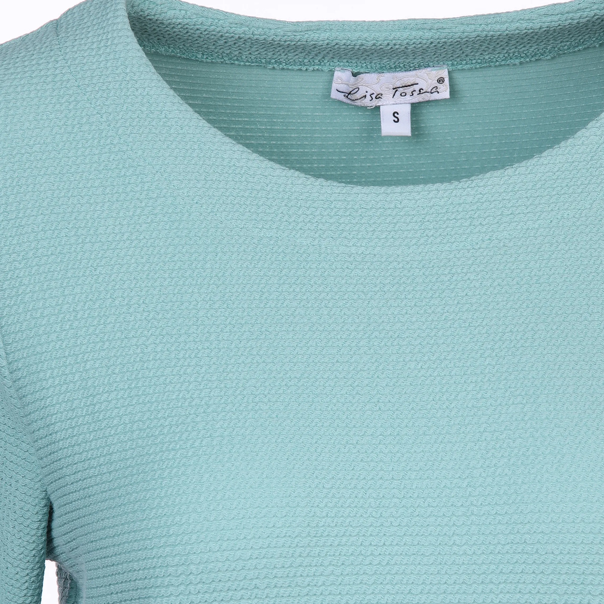 Bild 3 von Damen Struktursweatshirt mit langem Arm
                 
                                                        Türkis