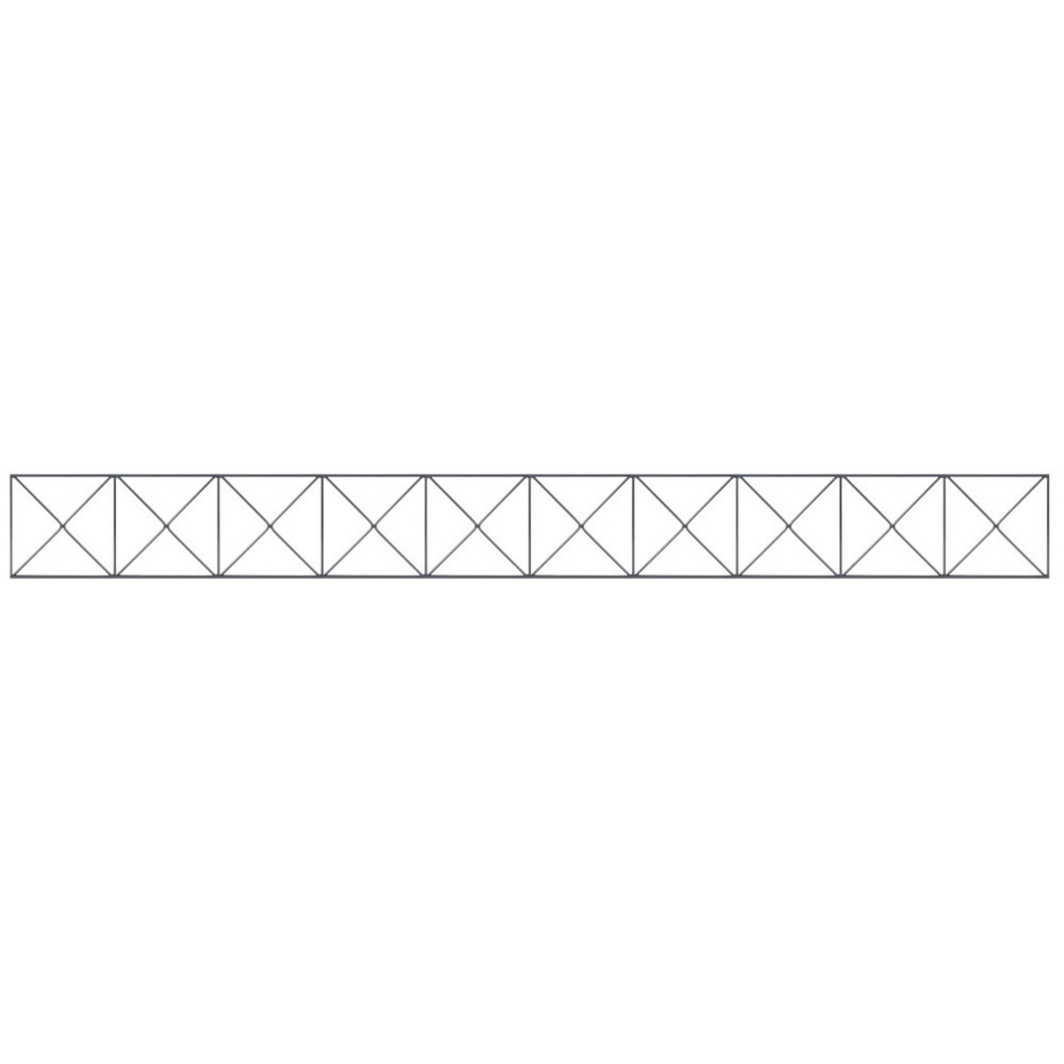 Bild 1 von Gartenzaun-Dekorelement Nexus, 2000 x 200 mm, RAL 7016 anthrazit