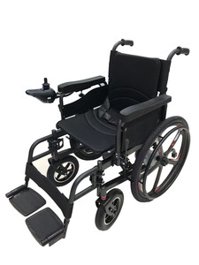Econ- Way eklektischer faltbarer Rollstuhl schwarz 6 km/h 500W VH2