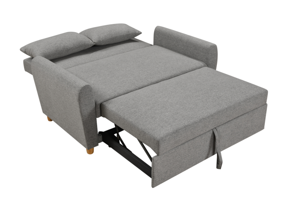 Bild 3 von Happy Home 2-Sitzer Sofabett inkl. Kissen HSP104-HGR hellgrau