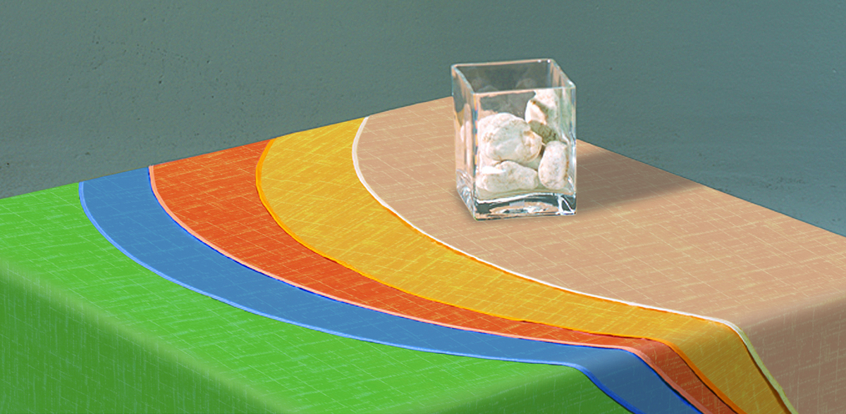 Bild 1 von BEST Tischdecke eckig 160x130cm terracotta-marm.