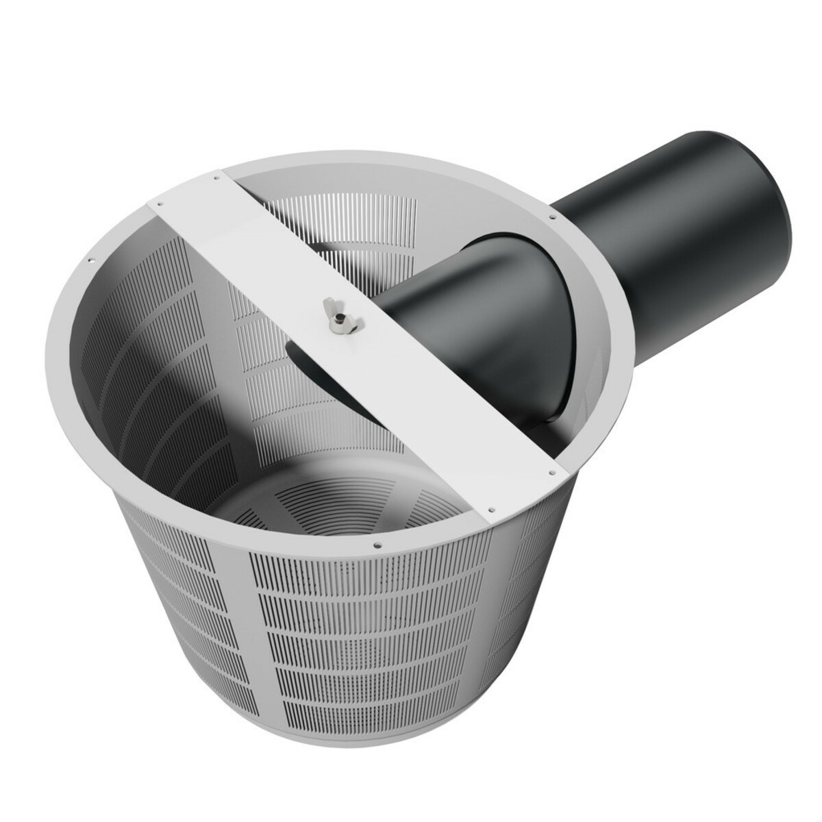 Bild 1 von Tankfilterkorb für Regenwasser-Flachtanks, mit PE-Rohr