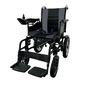 Econ- Way eklektischer faltbarer Rollstuhl schwarz 6 km/h 400W VH3